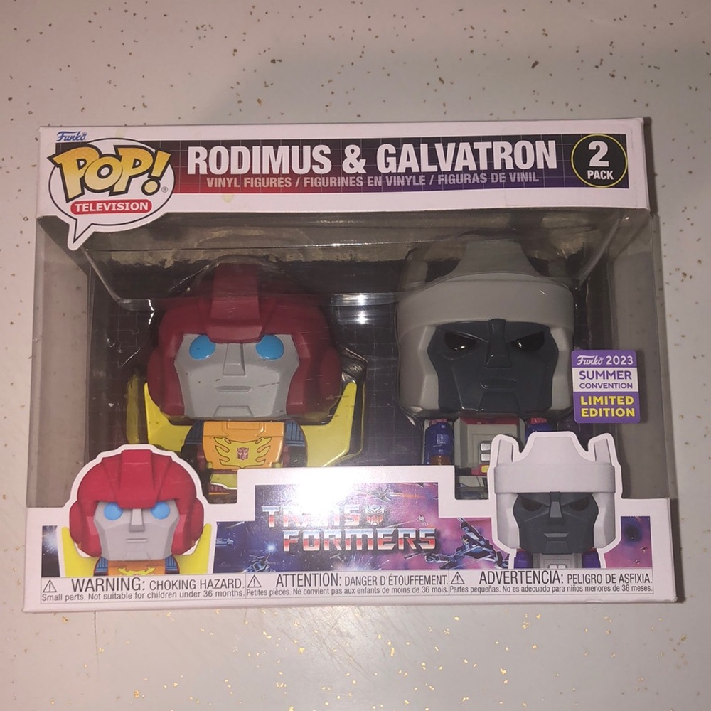 Funko Pop Rodimus & Galvatron Vinyl Figures